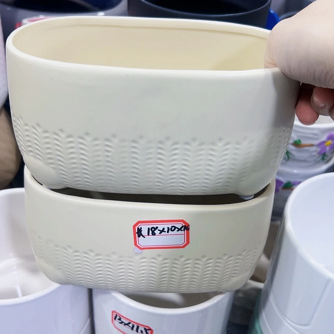 外贸尾单陶瓷花盆凑单10米包邮