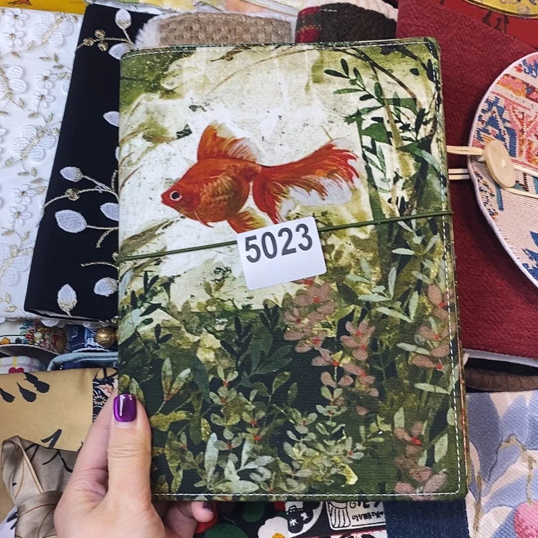 织绣A5活页不送纸5023