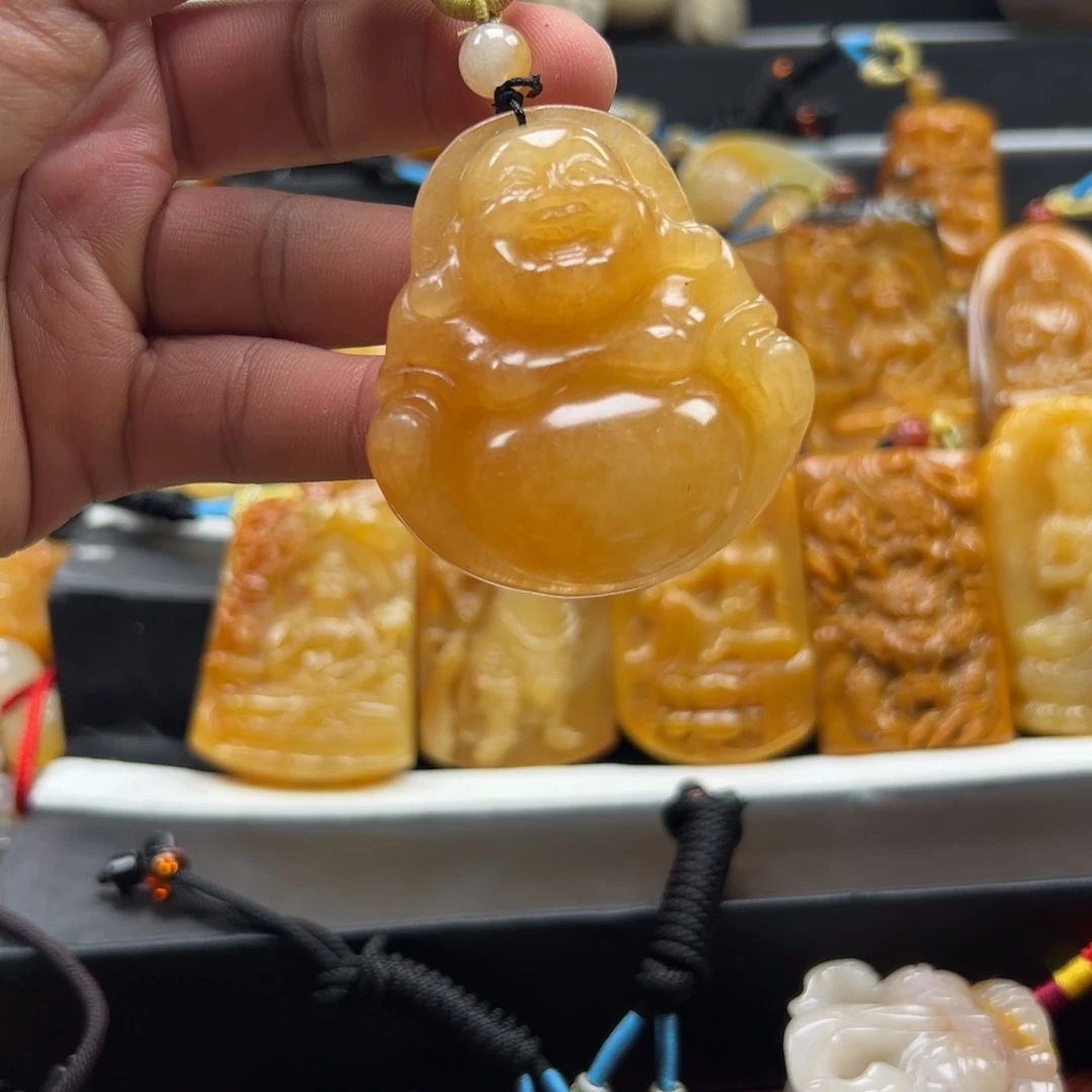 石英质玉（黄龙玉）未镶嵌多选发其一