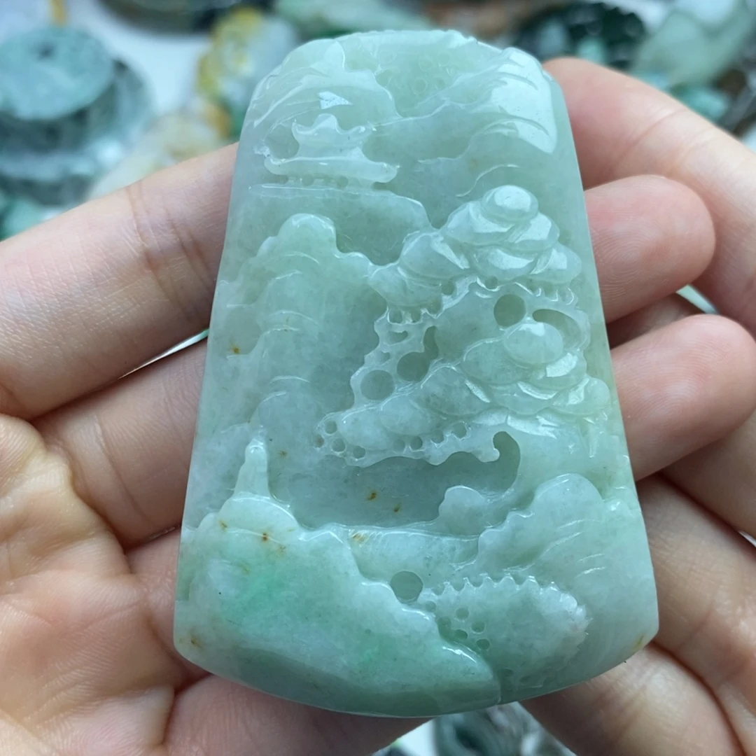 颈饰未镶嵌翡翠吊坠
