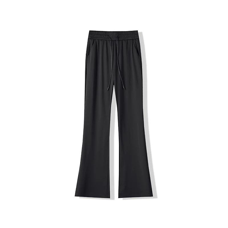 2025夏季凉感微喇裤修身显瘦弹力休闲时尚女微喇叭