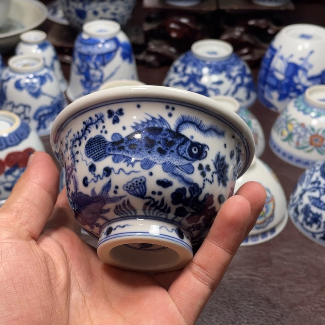 杯景德镇陶瓷现代手工陶瓷茶具