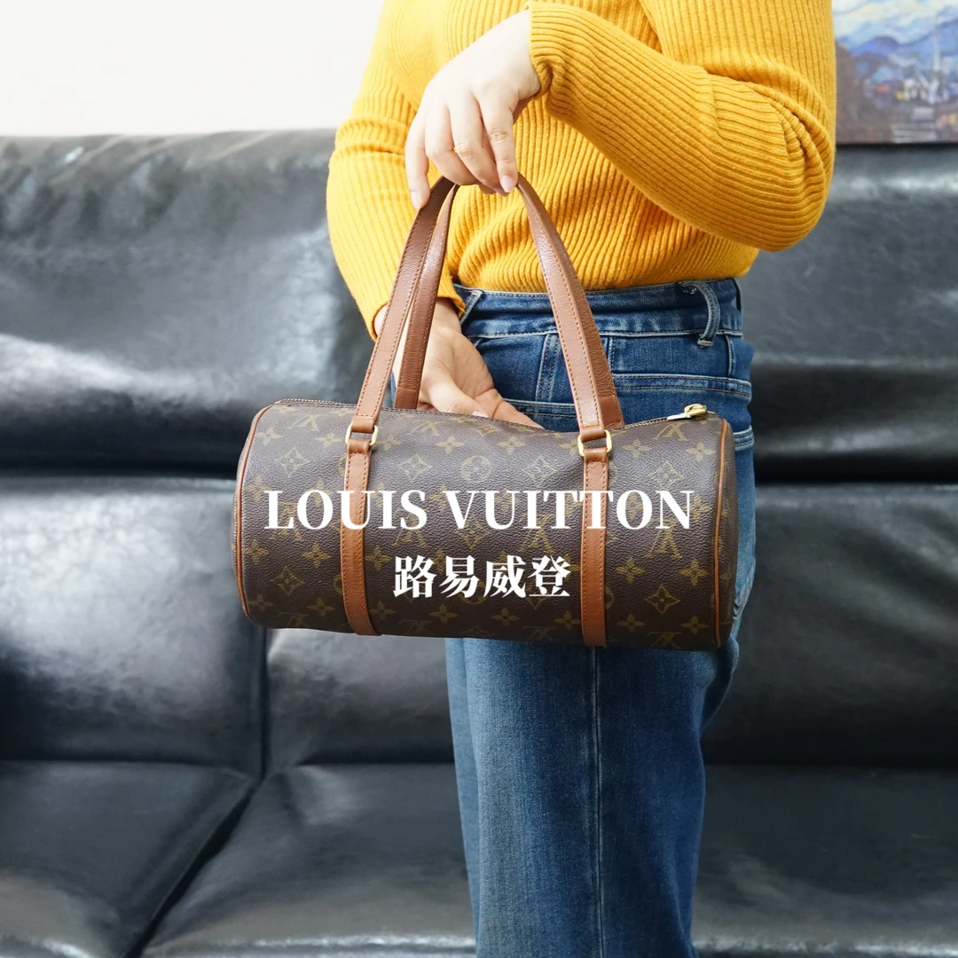 95新 LouisVuitton/路易威登 红皮巴比龙30/KH09123013/3013
