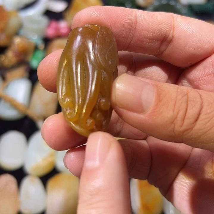 和田玉未镶嵌吊坠(不含链)