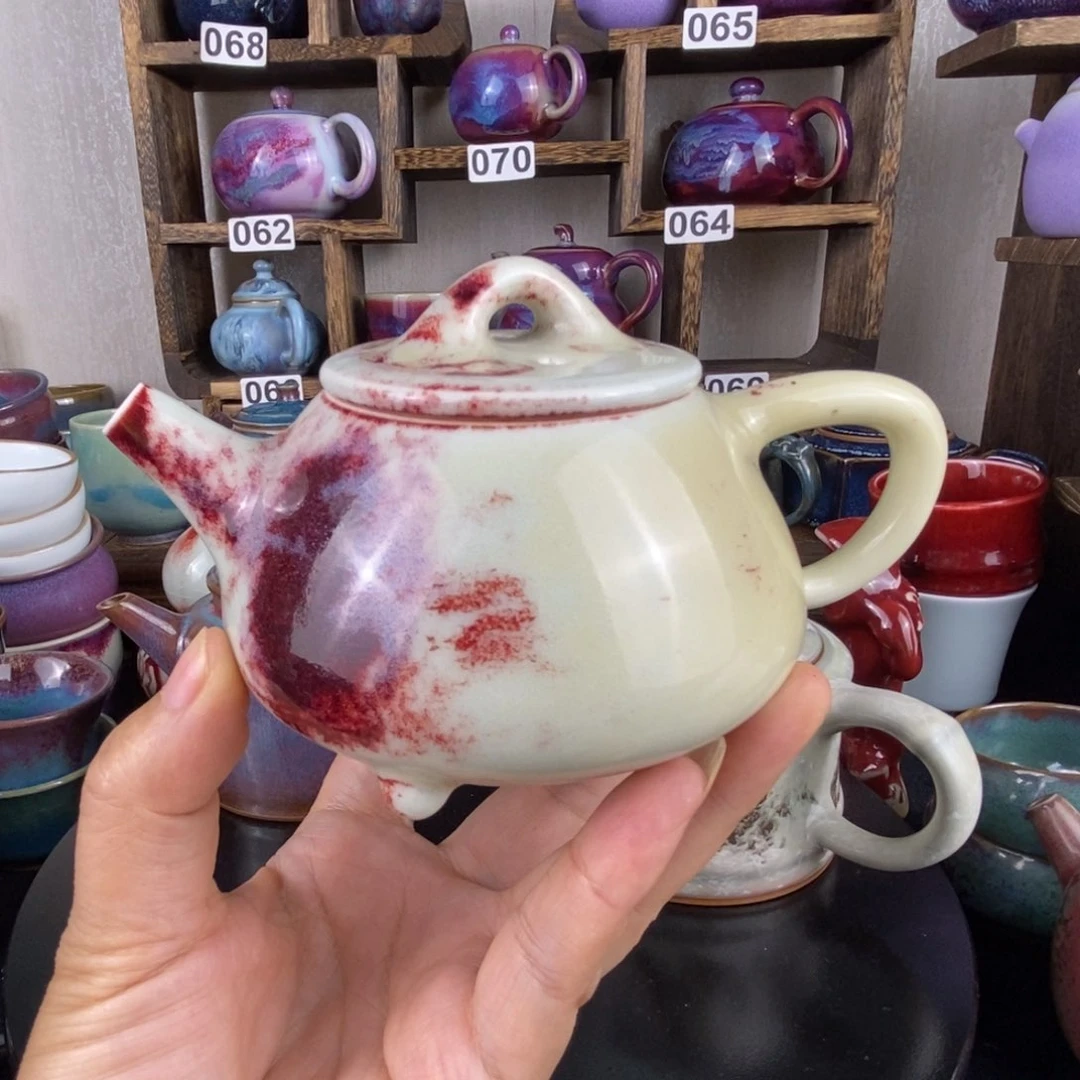 谢***E中国神后钧瓷茶具