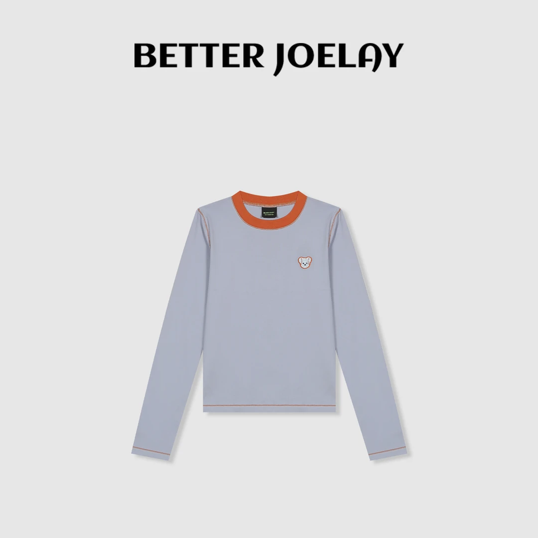 BETTERJOELAY-小版【奔赴冬约】时尚百搭宽松长袖T恤可爱休闲ZZ3731