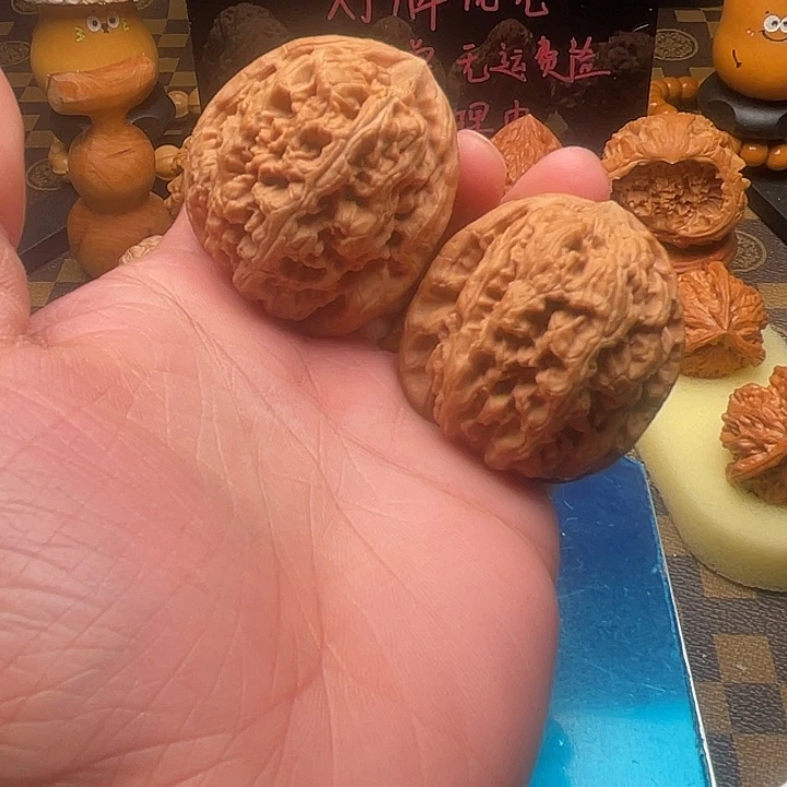 棒***油吊坠文玩核桃将军榜45