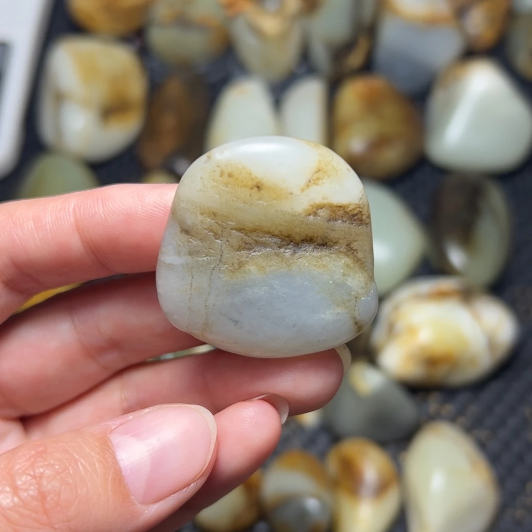 和田玉未镶嵌挂件31