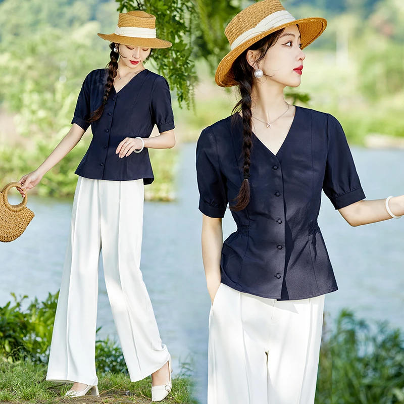 欧美高端奢华套装女2025夏装新款干练气质休闲时尚职业两件套