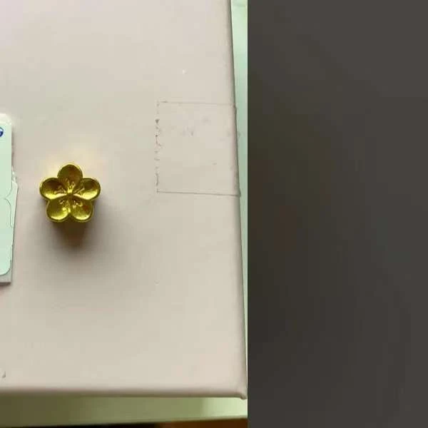 (1)足金时尚百搭桃花@A135