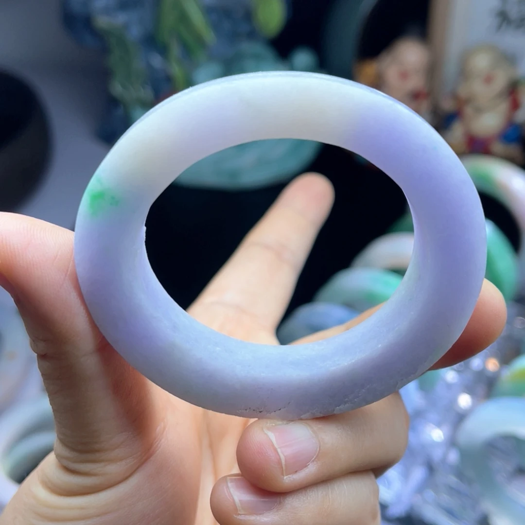 未镶嵌天然翡翠手镯定制定制翡翠