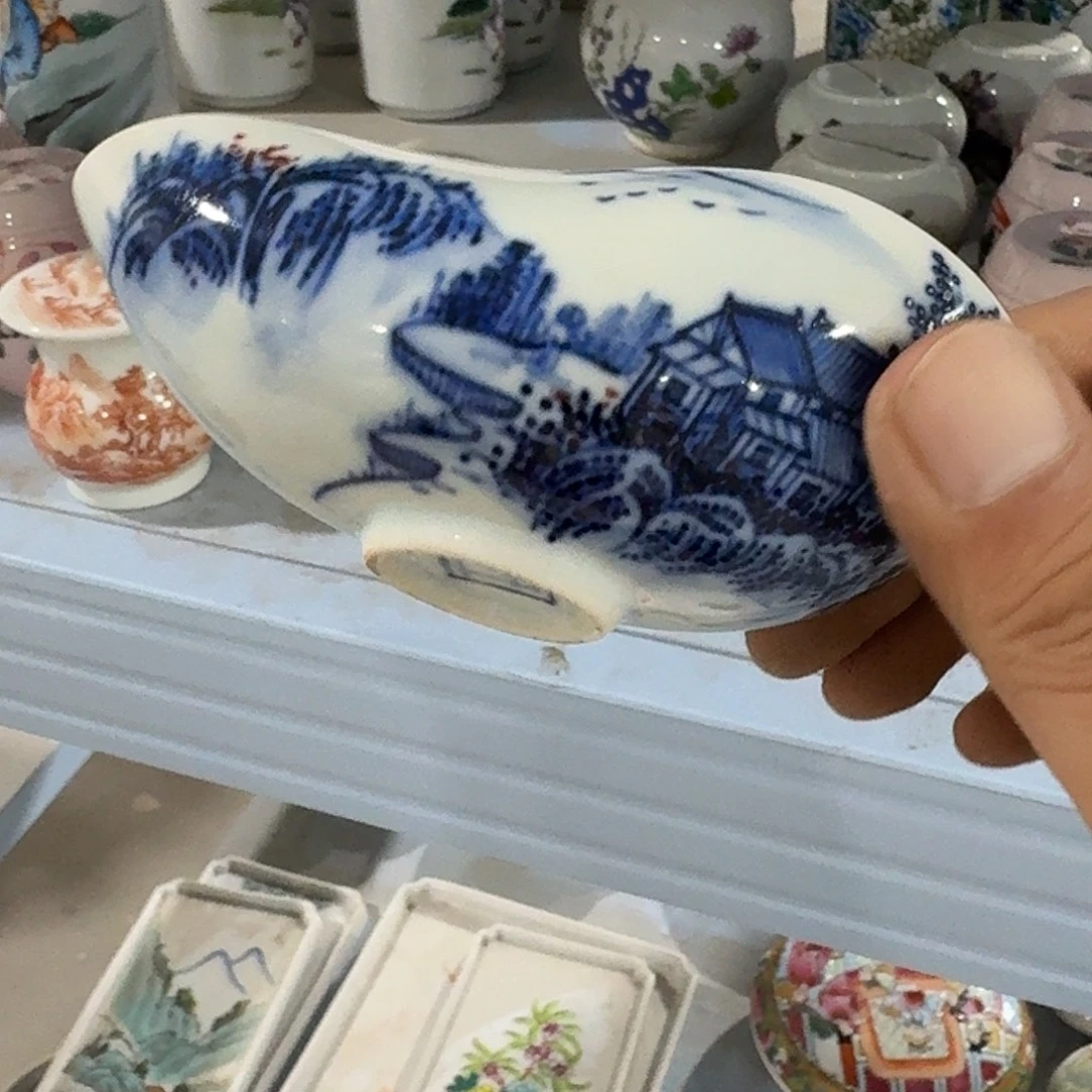瓷片摆件等方式在不同部位上都