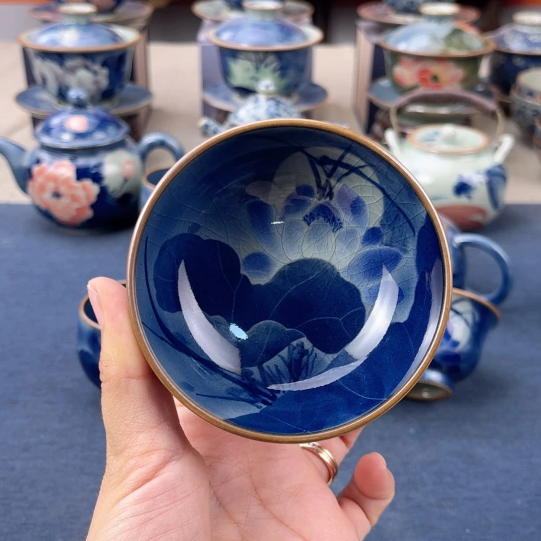 杯景德镇手绘手工茶具