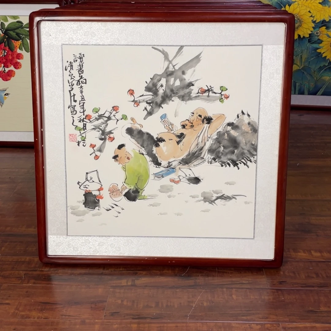 国画带框尺寸63*63厘米