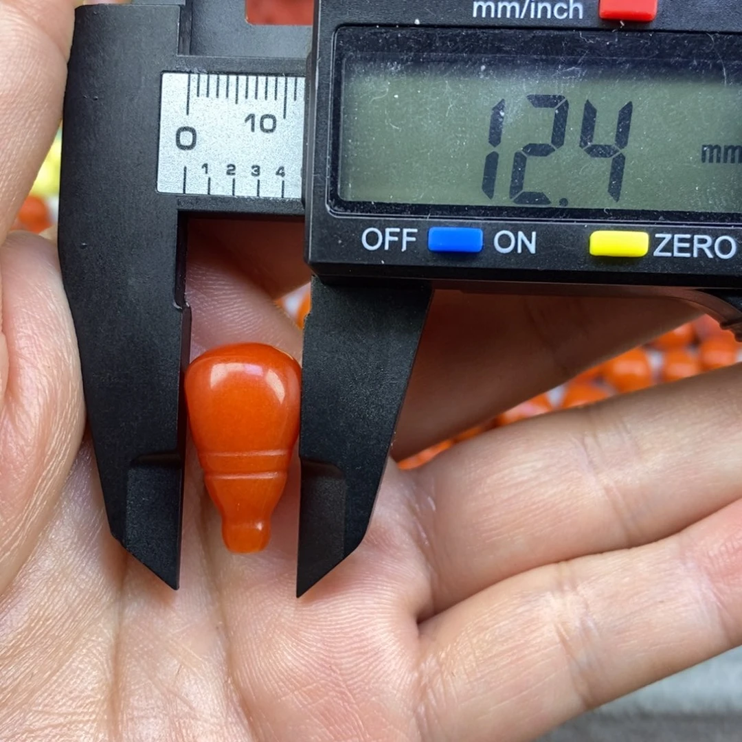 南红玛瑙未镶嵌三通12mm