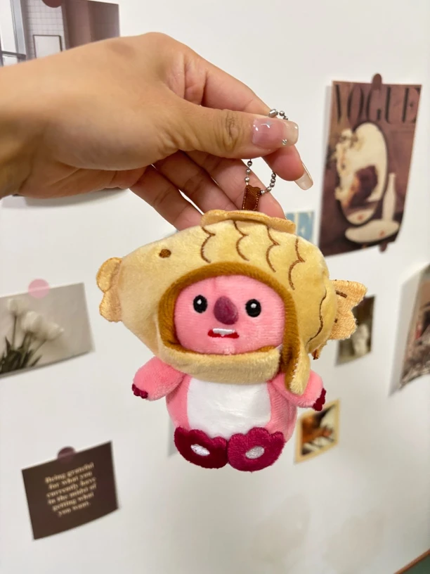 可爱新款海狸loopy玩偶挂件鲷鱼露比ins娃娃包包钥匙扣背包挂件