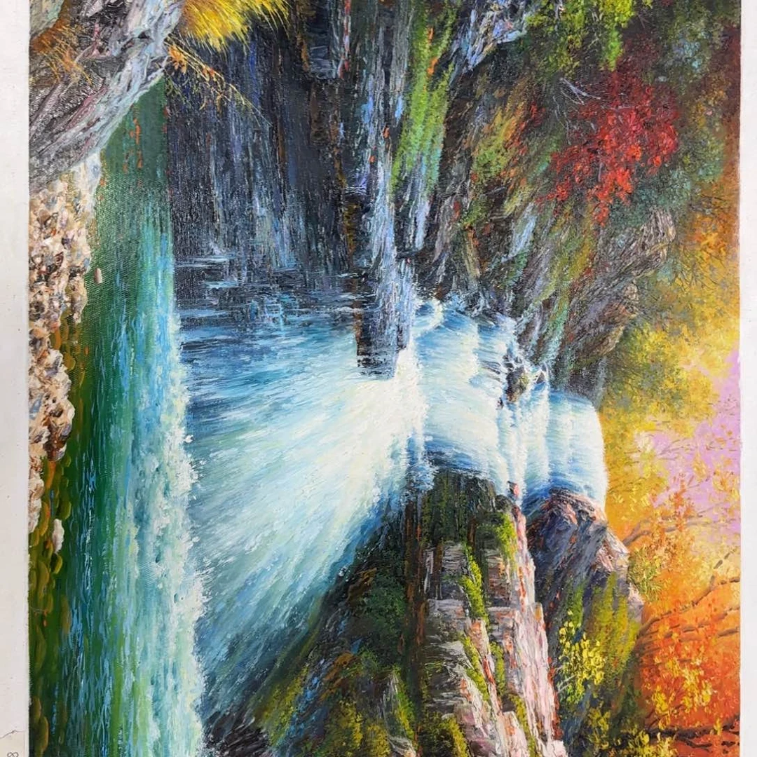油画一起看电影吧