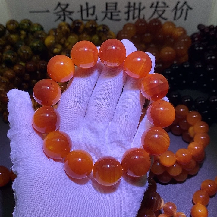 松木(琥珀木)手串/手链1.8 包浆高货