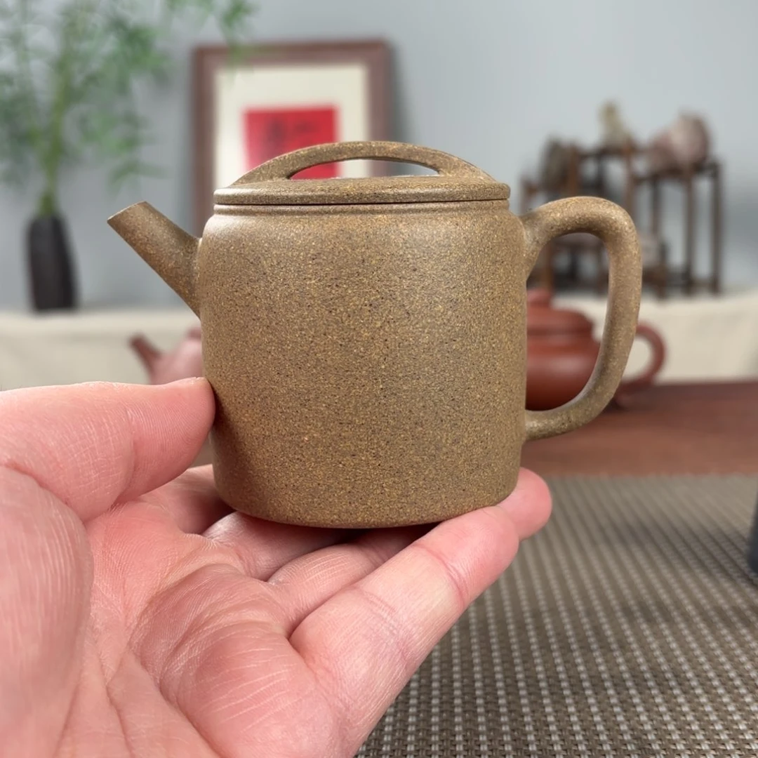 紫砂茶壶微瑕黄龙山原矿紫砂壶