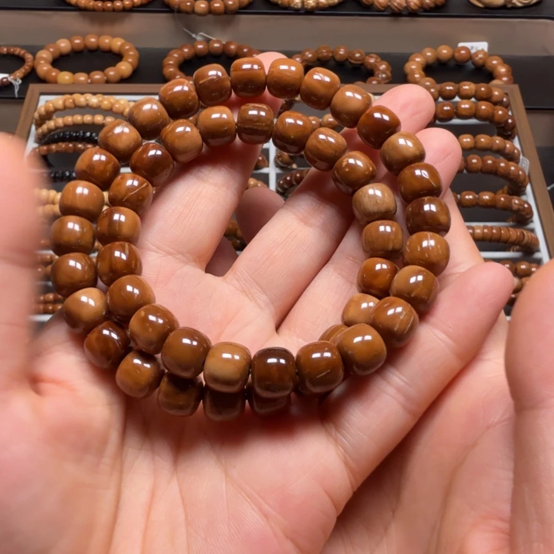 叫***人库克手串库克菩提9*10老型珠双圈特价款