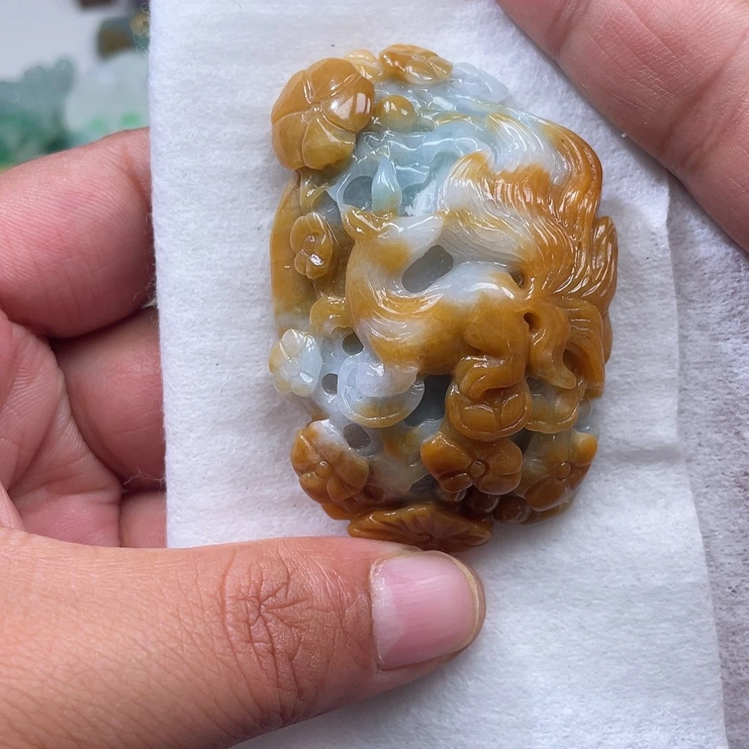 颈饰未镶嵌翡翠翡玉缘翡翠