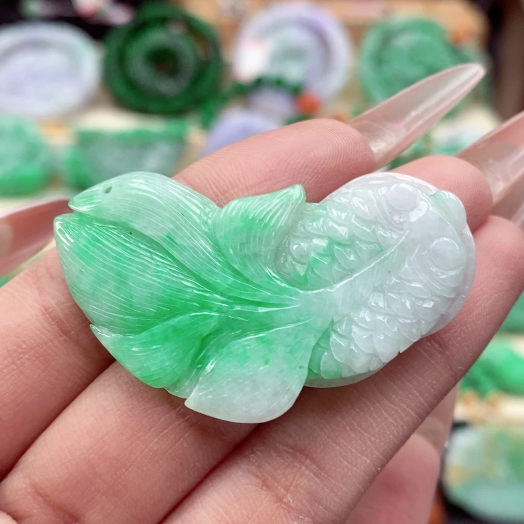 颈饰未镶嵌翡翠翡翠吊坠