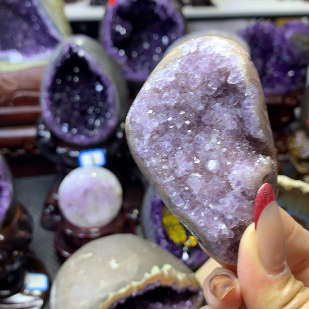 水晶摆件婷未镶嵌