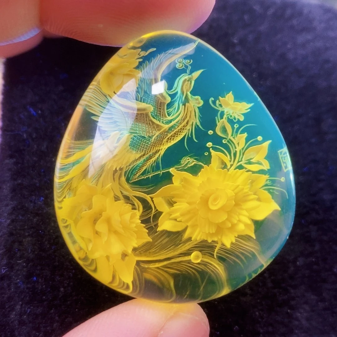 【闪购商品】金珀吊坠(不含链)未镶嵌