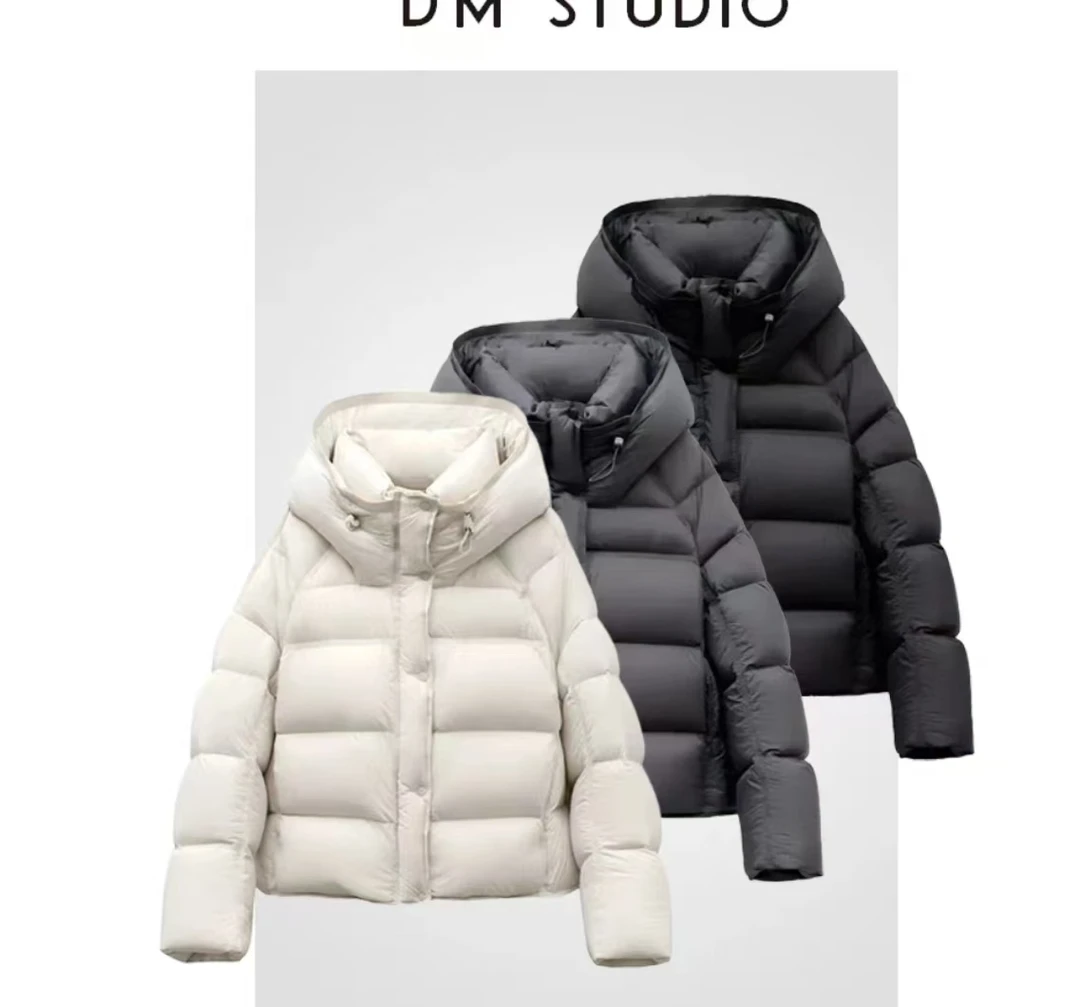 LuLu同款羽绒服休闲气质连帽全网爆款