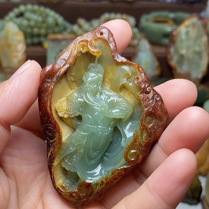 鑫***低岫岩河磨玉（透闪石质玉）未镶嵌颈饰
