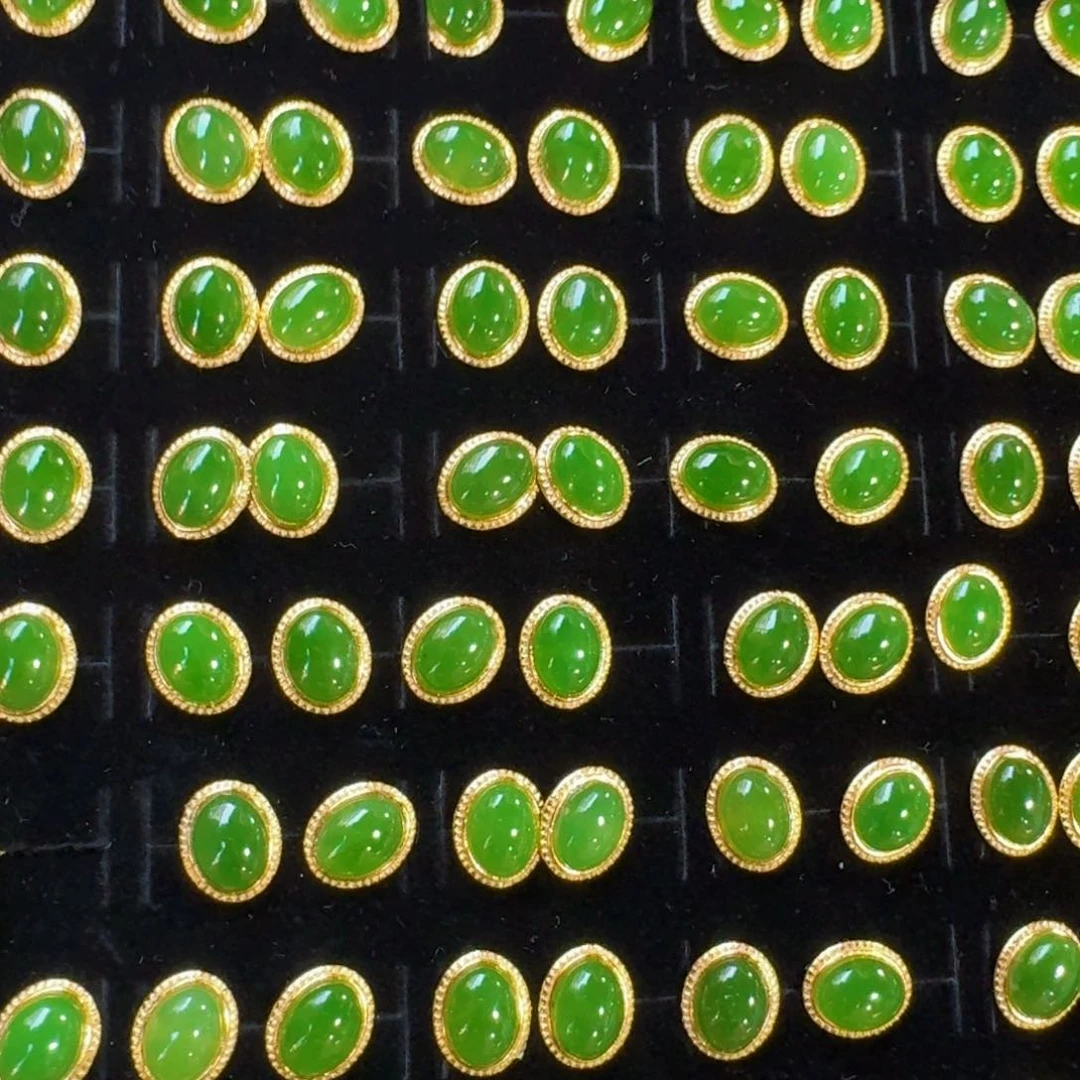 颈饰银S925镶嵌和田玉