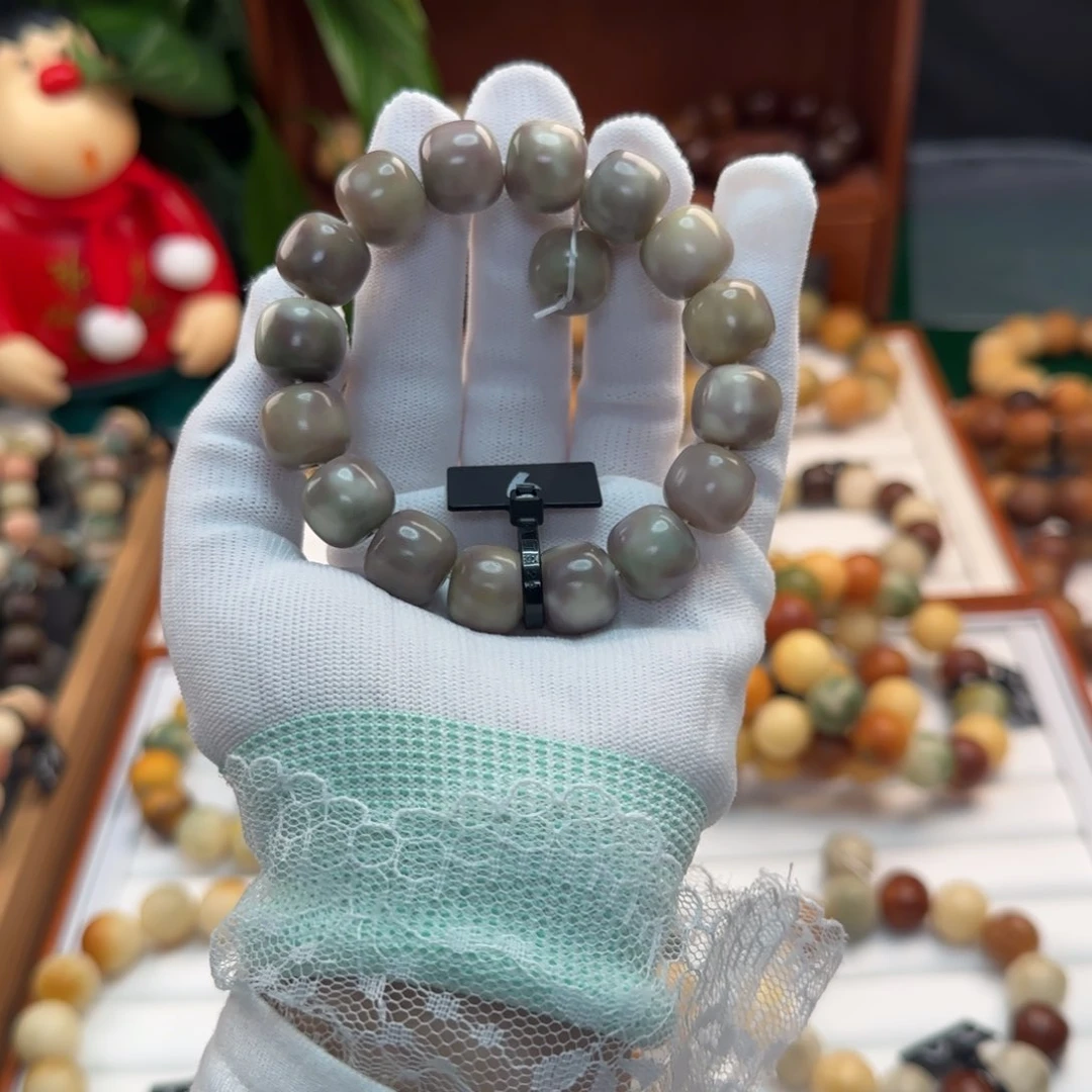 菩提根/象牙果手串卡14桶珠紫色系全品6