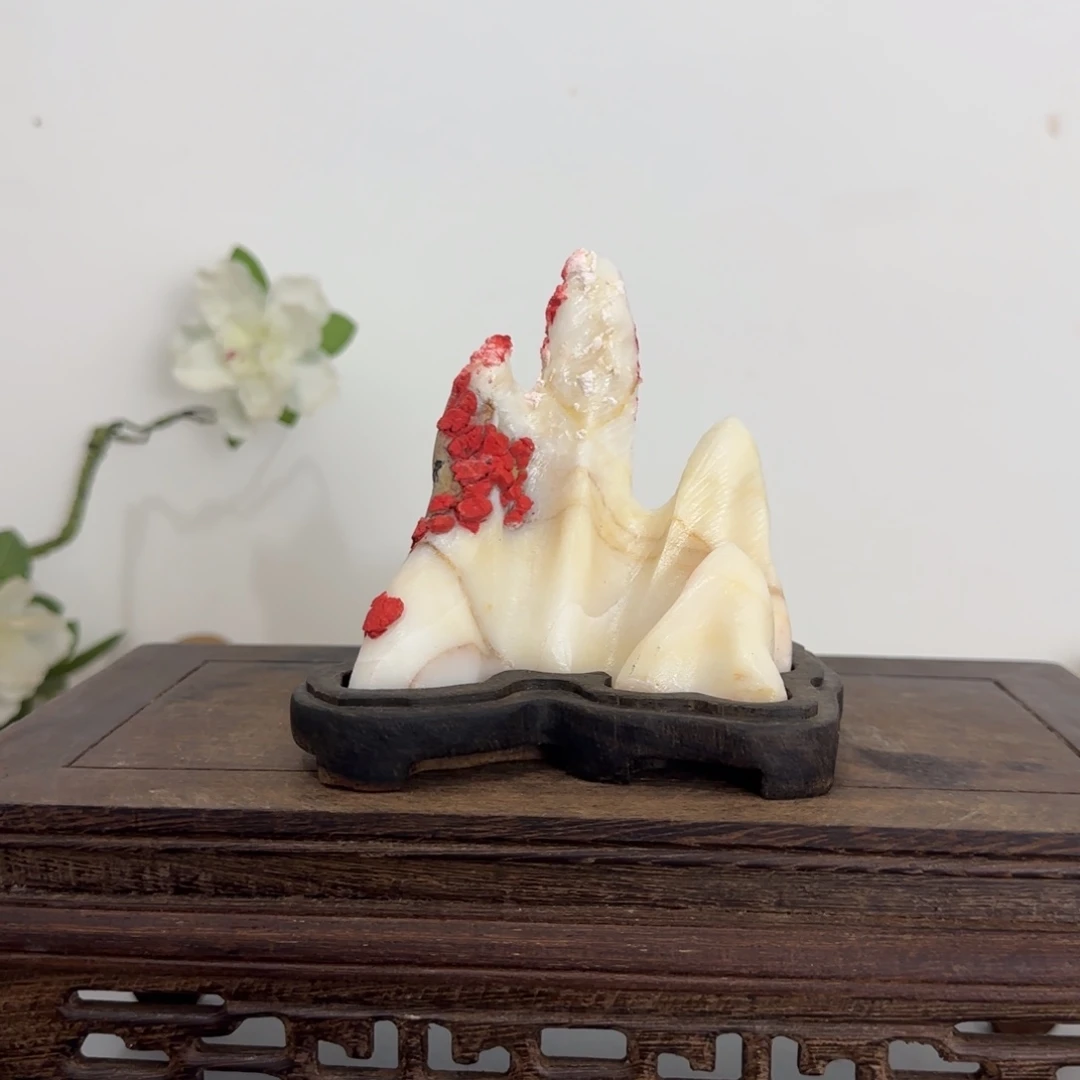 灵璧奇石白灵玉石