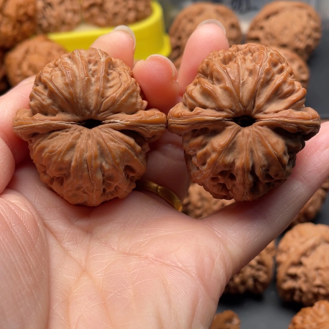 羽***寒文玩核桃把件元宝44