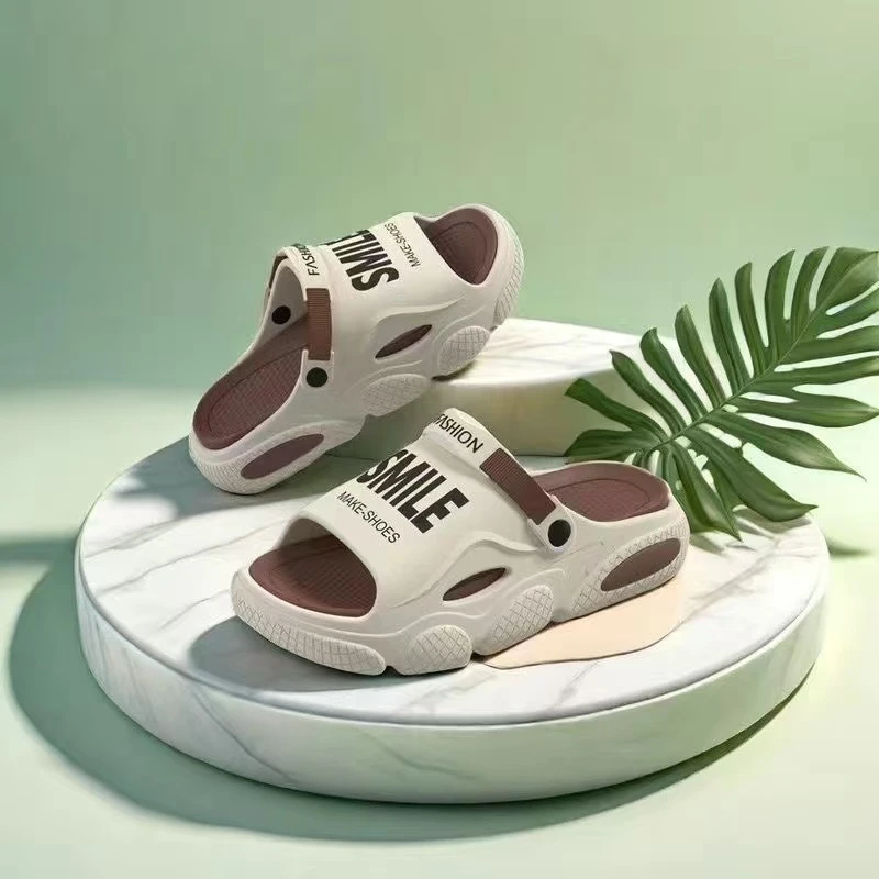 【超厚底】拖鞋男士夏季外穿防滑新一字潮流开车两用运动沙滩凉鞋