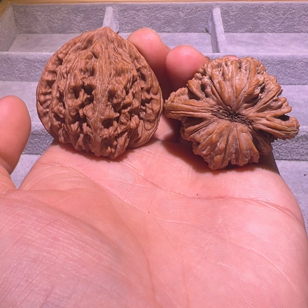 吹***风吊坠文玩核桃三角楼