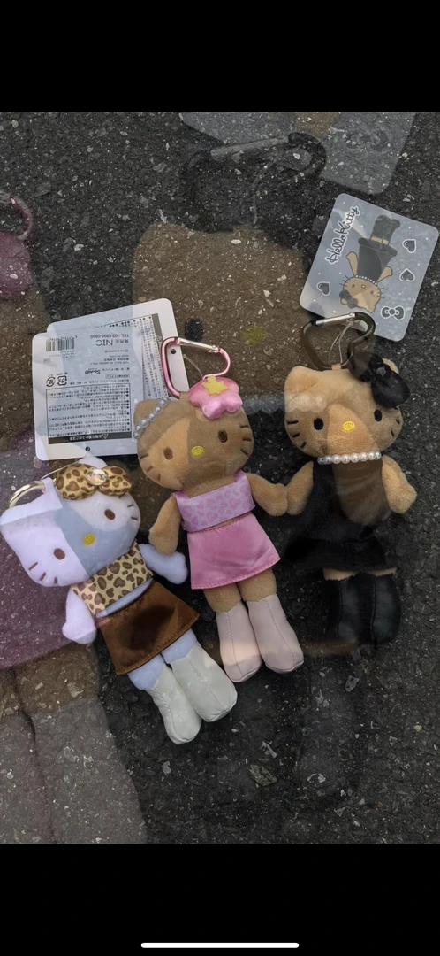 日本hello kitty长腿挂件