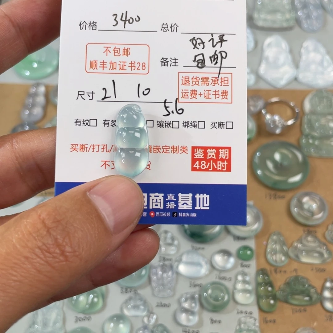 翡翠颈饰未镶嵌?*丽