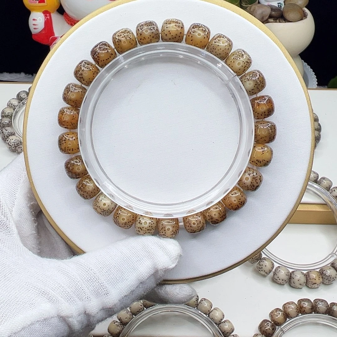 手串星月菩提全玉化粉冰糖9✖️8