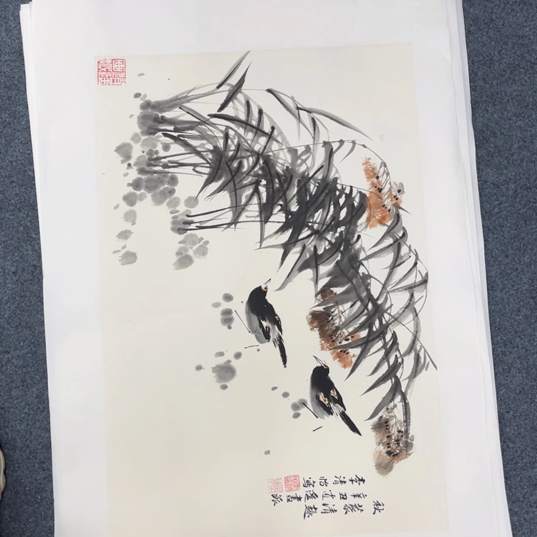 国画手绘画作品和绘画