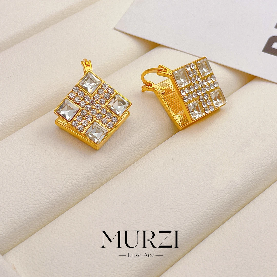 铜合金耳饰 法式小众简约轻奢时尚百搭新品气质经典优雅精致-B83