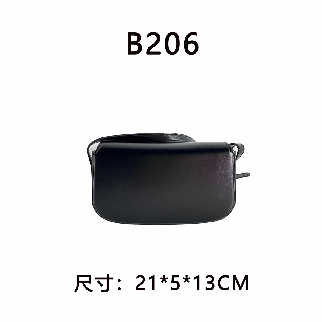 【B206】腋下包（尺寸21*5*13CM）新款黑色女包