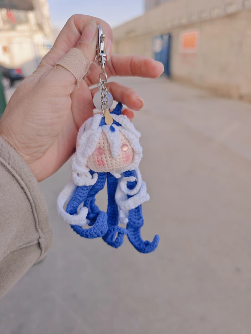 原神大乔时之奇旅玩偶毛线钩织玩偶包挂钥匙扣