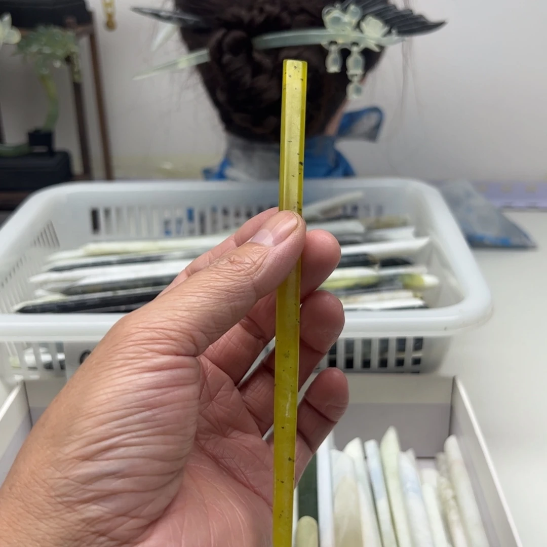 未镶嵌岫玉福利发簪公***到