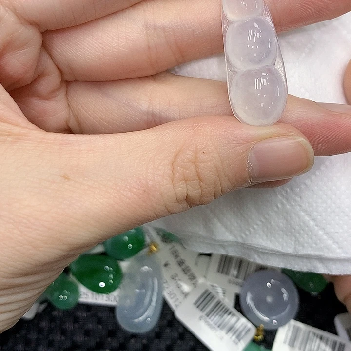 颈饰18K金镶嵌翡翠1235678898