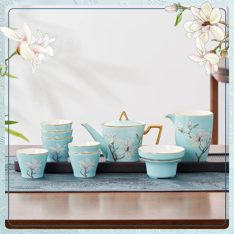 华光景瓷 功夫茶具套装整套高档茶具茶壶茶杯送礼礼盒