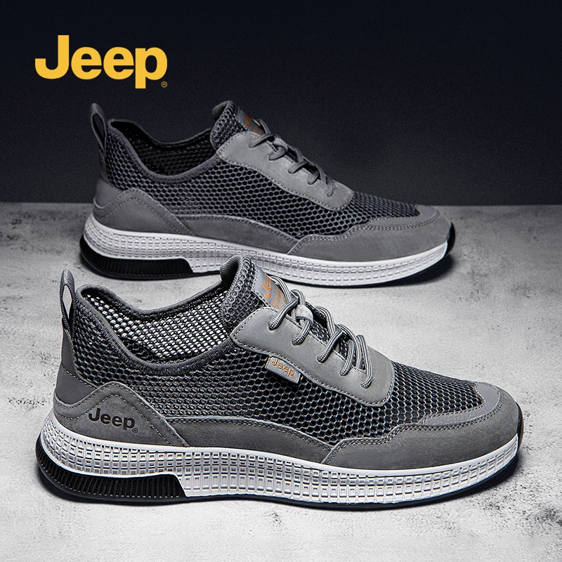 jeep吉普凉鞋男潮夏季包头外穿镂空夏天运动休闲男鞋子防滑沙滩鞋
