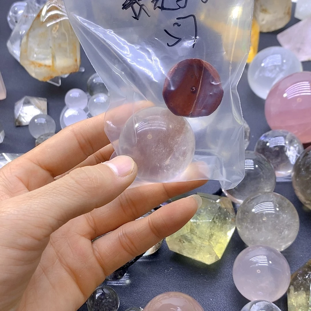 水晶白水晶球未镶嵌