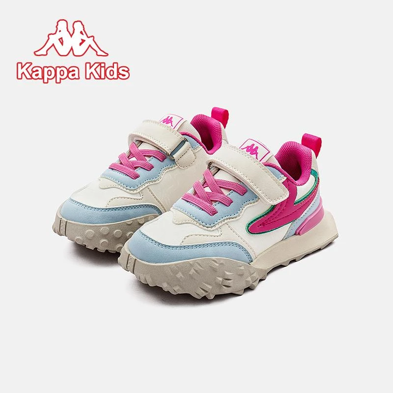 kappa kids儿童鞋运动鞋男女童秋季中大童轻便休闲老爹鞋D233082Q