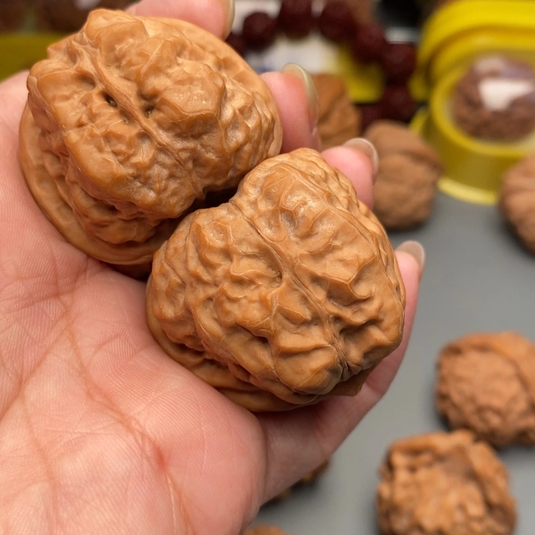 将***军木质类文玩核桃蛤蟆头